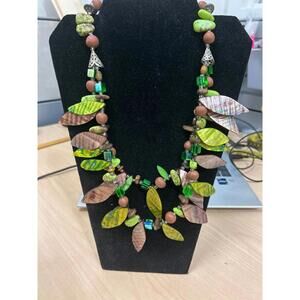Boutique Designer Shell Statement Necklace